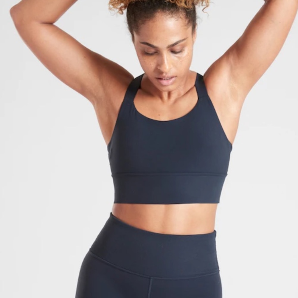 Athleta Warrior Longline Bra D-DD